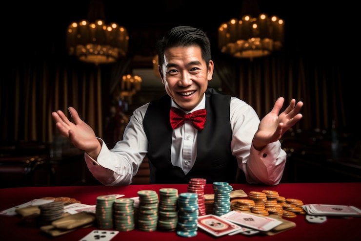 Studio live-dealer bandung togel menampilkan meja permainan dengan dealer profesional dan peralatan streaming HD